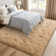 Shag Area Rugs for Living Room, Soft Fluffy Rugs for Bedroom, Nursery, Kids Room Home Decor, Camel