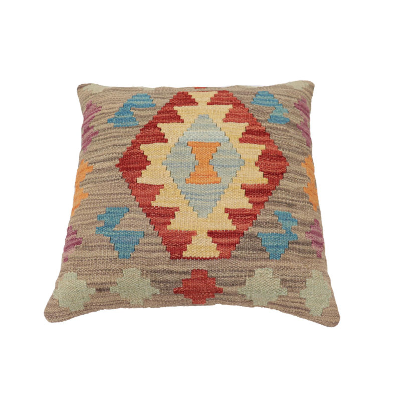 Housse et insert de coussin carré 100% laine 