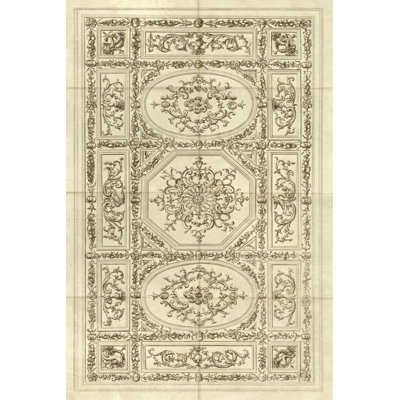 Ornamental Ceiling Design - Wrapped Canvas Print