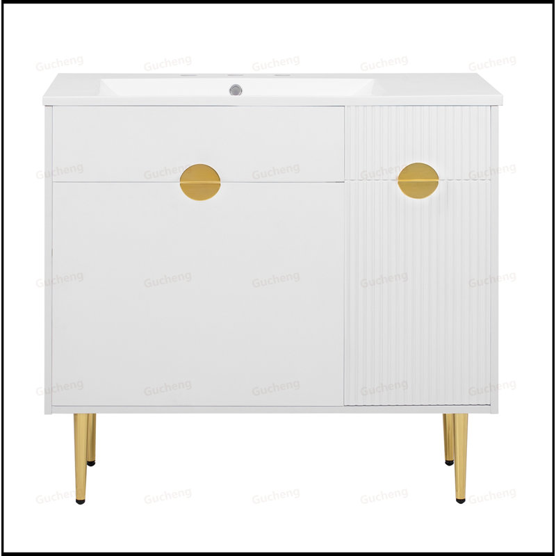Meuble-lavabo 36 po avec porte rabattable