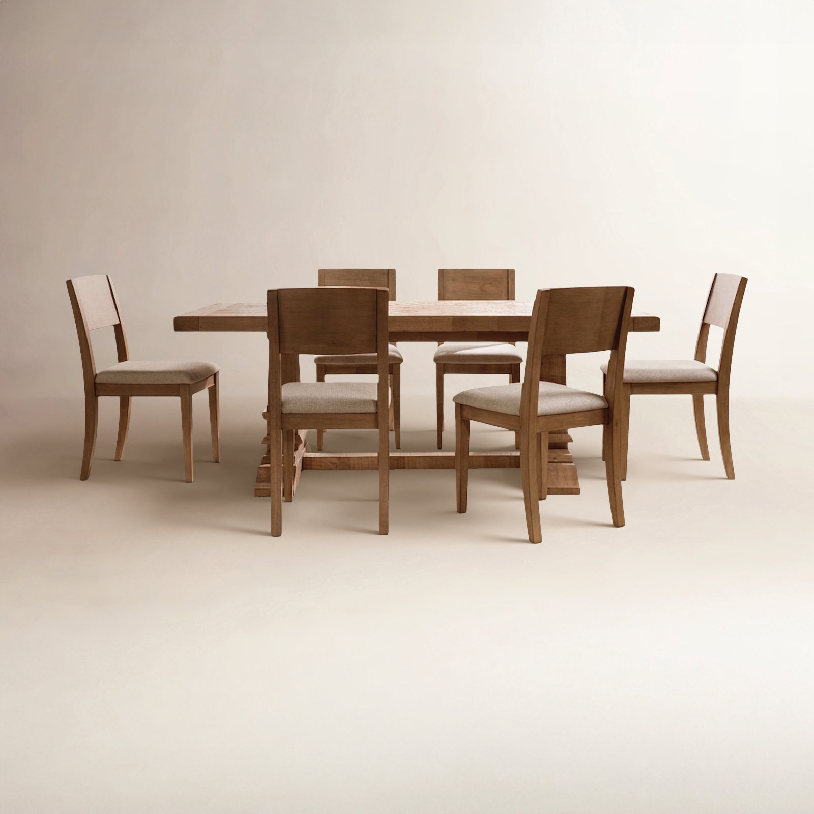 Vienna Pine Dining Table Set