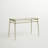 Latonnia Glass Steel Writing Desk-647189821