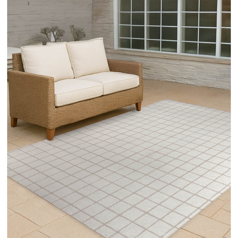 Rebar Non-Slip Outdoor Rug, Rectangle 3' x 5'
