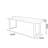Modern rectangular desks with partitions-356326867