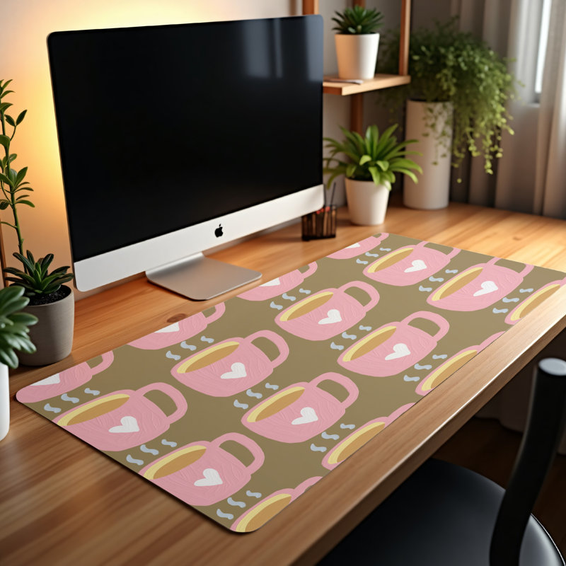 Polyester Desk Pad, 31.5x15.5