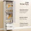 Armoire de rangement 71 po, blanc-2057967049