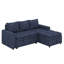 Canapé-lit modulaire rembourré polyvalent et confortable avec rangement-1125093166