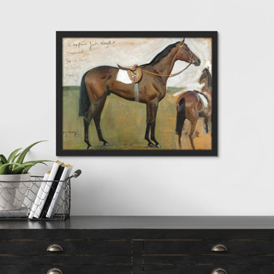 " Green Vintage Horse Saddle "