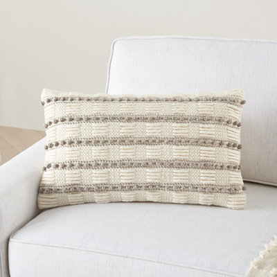GC384-012020 Textured Cotton Blend Throw Pillow