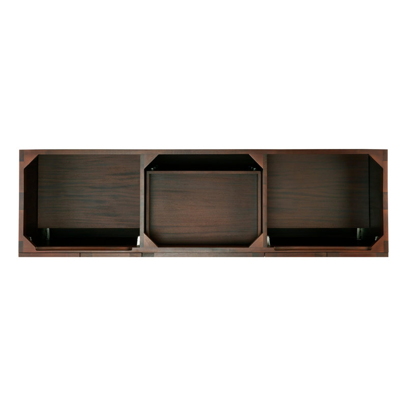 72" Delavan Vanity With Undermount Sinks, Arctic White Quartz, 72"