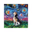Beagle Night 1 Piece Wrapped Canvas Painting-956503824