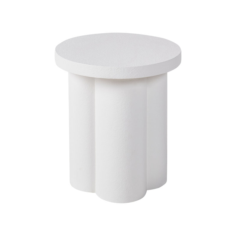 ADEL White Side Table 
