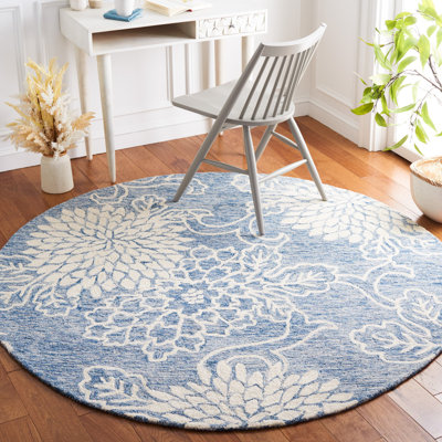 Abramina Hand Tufted Wool Floral Rug