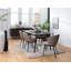 Fleet Extendable Oak Metal Base Dining Table