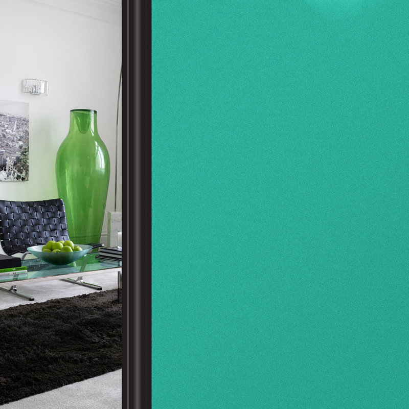 Adhésif décoratif pour fenêtre, 17.5" x 78", Vert