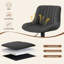 Swivel Upholstered Adjustable Height Bar Stool-273444918
