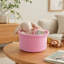 Pochette de poitrine en polyester, panier de rangement pliable avec poignée pour armoire, étagère, chambre d'enfant, salon-310350076