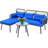 3 - Person Patio Conversation Set with Cushions-482365704