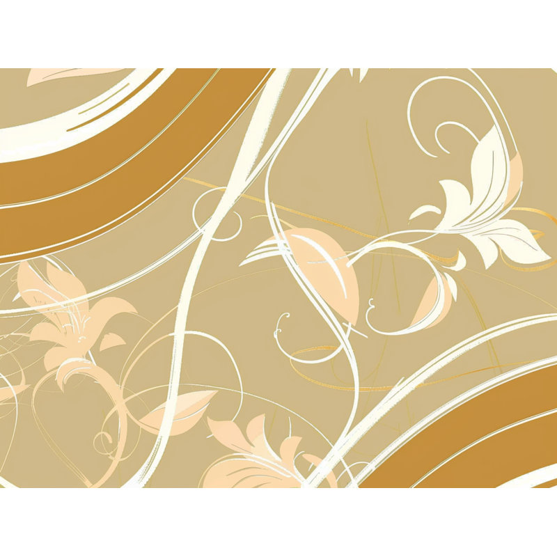 Jeté en peluche floral tendance, Grand