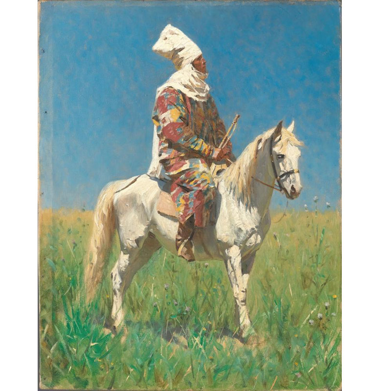 "Kyrgyz" par Vasily Vereshchagin - Art mural sur toile tendue avec châssis, H 48 po x l 33 po