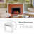 Amit Black Electric Fireplace Insert
