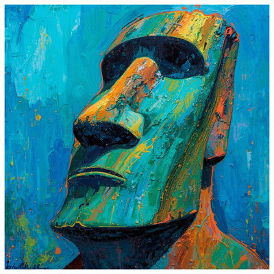 Couvre-lit matelassé Moai