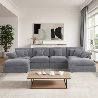 152" Oversized Modular Sofa Cloud Couch