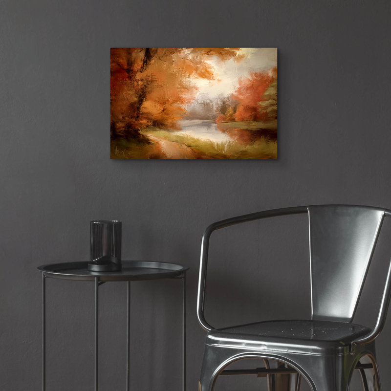 «Walk In The Park» par Ashley Bradley, art mural en verre acrylique, H 16 po x l 24 po