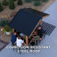Backyard Discovery Palisade Wooden Outdoor Garden Bar with Powerport 2.7m x 1.8m (10ft x 6ft)