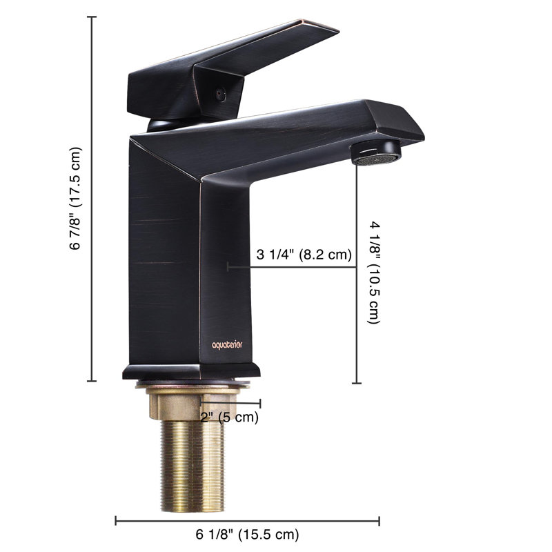 Single-handle Bathroom Faucet, Oil Rubbed Bronze