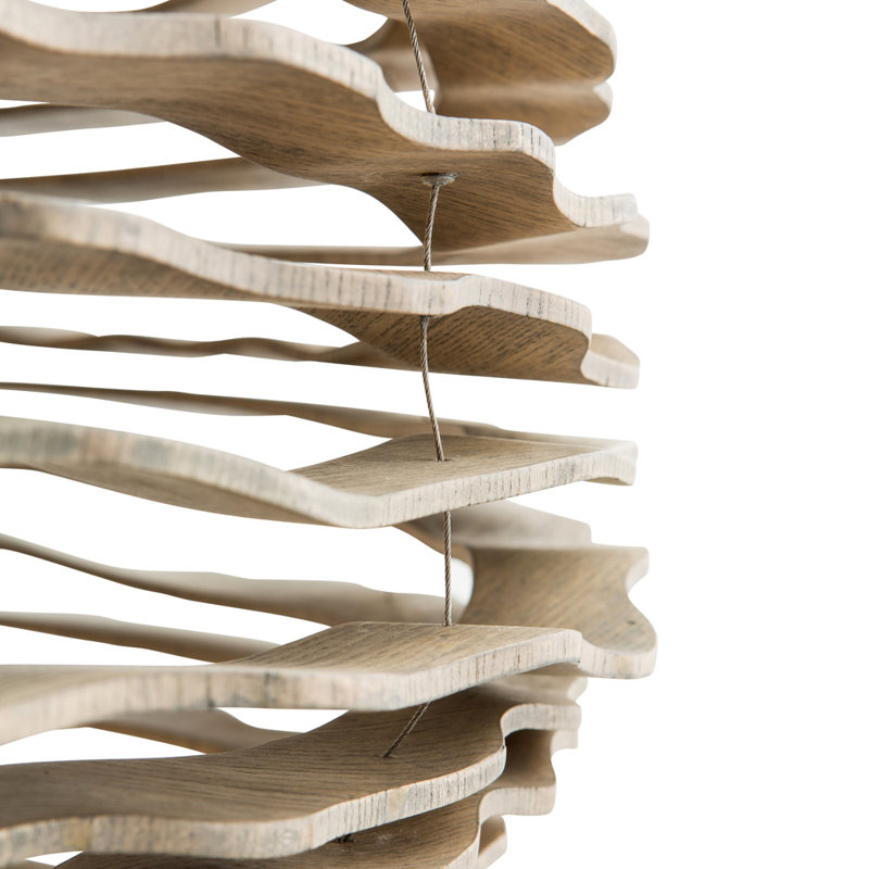 Rabari Chandelier, 15" H x 24" W x 24" D