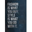 Fashion is What You Buy II 1 Piece Wrapped Canvas Wall Art-762128510