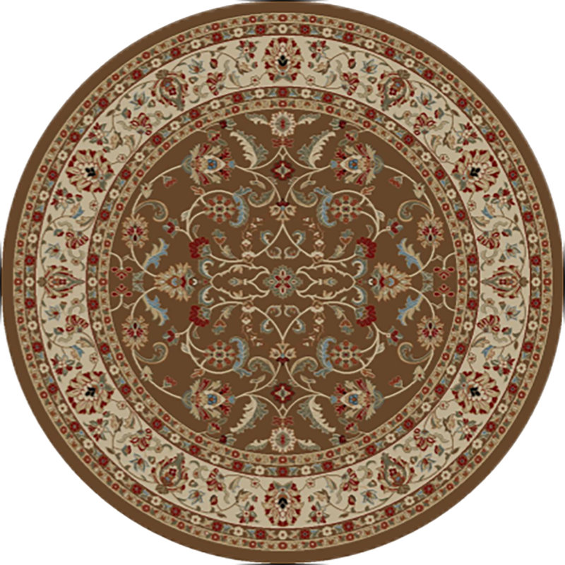 Berniece Oriental Indoor Rug, Round 8'