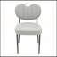 Chaises de salle à manger rembourrées en cuir de qualité supérieure avec rembourrage haute résilience et pieds en métal durables (ensemble de 2)-1884903515