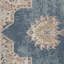 Uguna Constant Balcony Terrace with Oriental Look Power Loom Blue/Beige/Pink Indoor/Outdoor Rug-1866813245