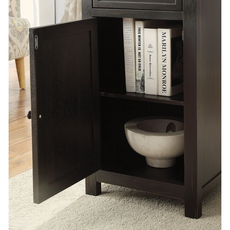 End Table, Antique Black