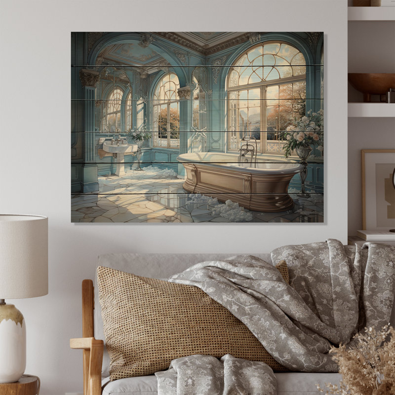" Bathroom Ethereal Glow I ", 10" H x 20" W x 0.78" D