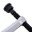 Pince en F robuste, coussin pivotant amovible, pince en F à gorge profonde 5-1 / 2 po, pince à barre robuste pour le soudage, 12 po x 5 1/2 po