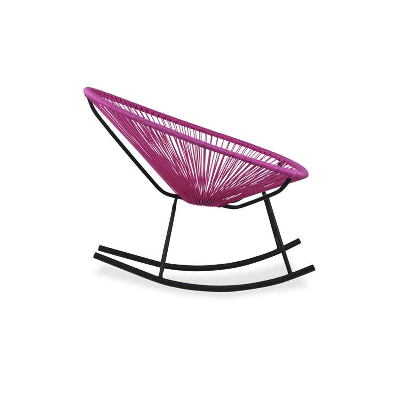 Chaise berçante Fillip Acapulco, Rose