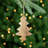5'' Wood Holiday Shaped Ornament