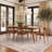 Delano Terracotta Floral Pattern Rug – Washable Low Pile Rug With Non-Slip Backing-2112596447