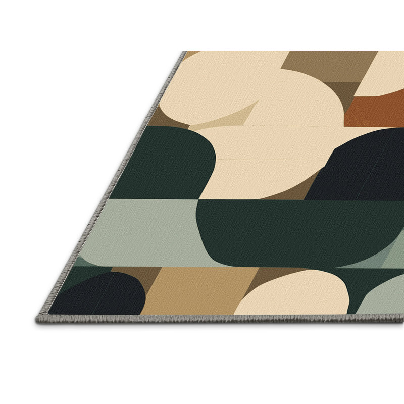 Modular Mountains Rug, Round 3'