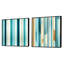 Beckette - Ensemble de 2 collages carrés à formes abstraites-102161754-102161756