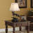 Walnut 1-Drawer End Table With Shelf