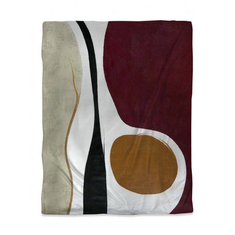 Polyester Sateen Duvet Cover, Twin Duvet, Brown Multiform