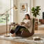 Rocking Chair Corduroy Fabric Upholstered Tall Back Glider Rocker Rocking Accent Chair Comfy Single Sofa Side Chair for Living Room Bedroom Hotel, Bedroom-1540339793