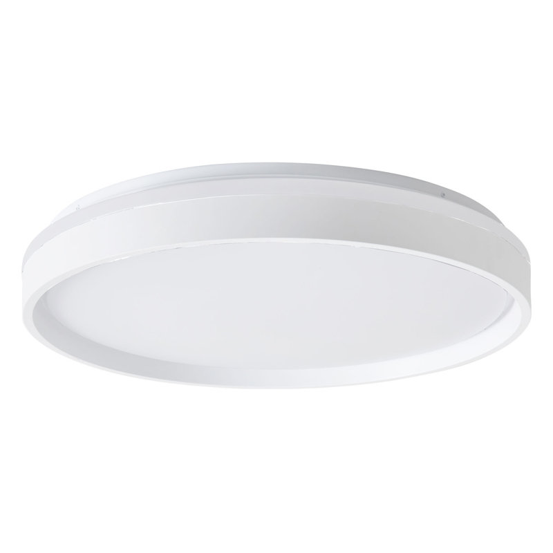 Beanie 15-in White dimmable LED Flush Mount, 20-in, White