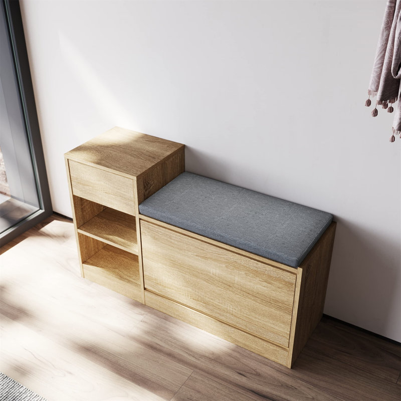 8 Pair Shoe Storage Bench