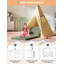 Canapé 2 en 1 pliable pour enfants avec poche, conception douillette et moelleuse-329754425