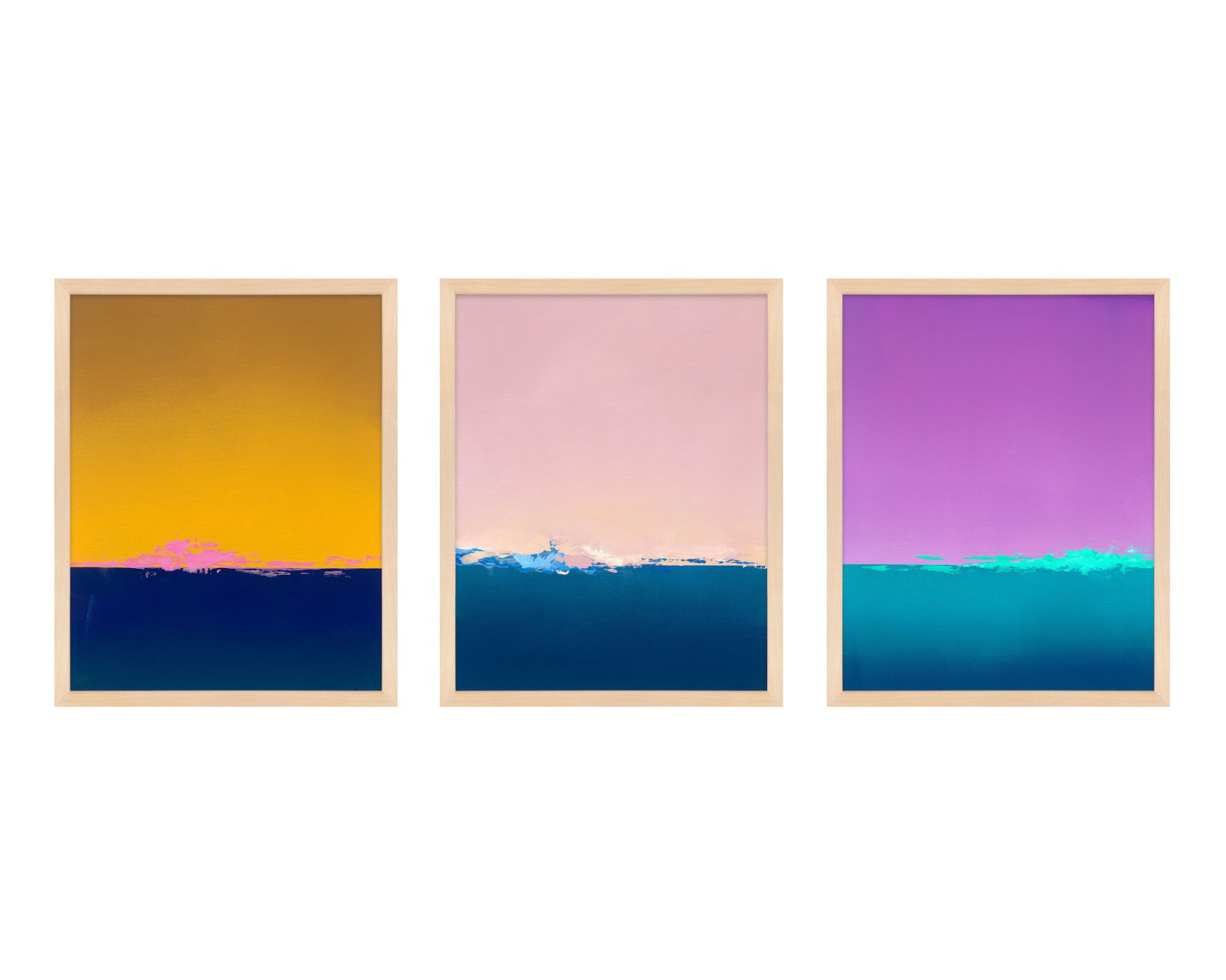 Horizon by Lee Lessem, 30" H x 24" W x 1.25" D, Beige